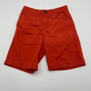 Gymboree Boys Vibrant Orange Flat Front Shorts Size 7